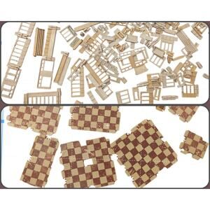 VTG 1950'S ELGO AMERICAN CONSTRUCTION PLASTIC PIECES